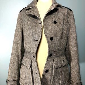 Burberry Brit Riding Blazer Sport Coat Women Sz 8